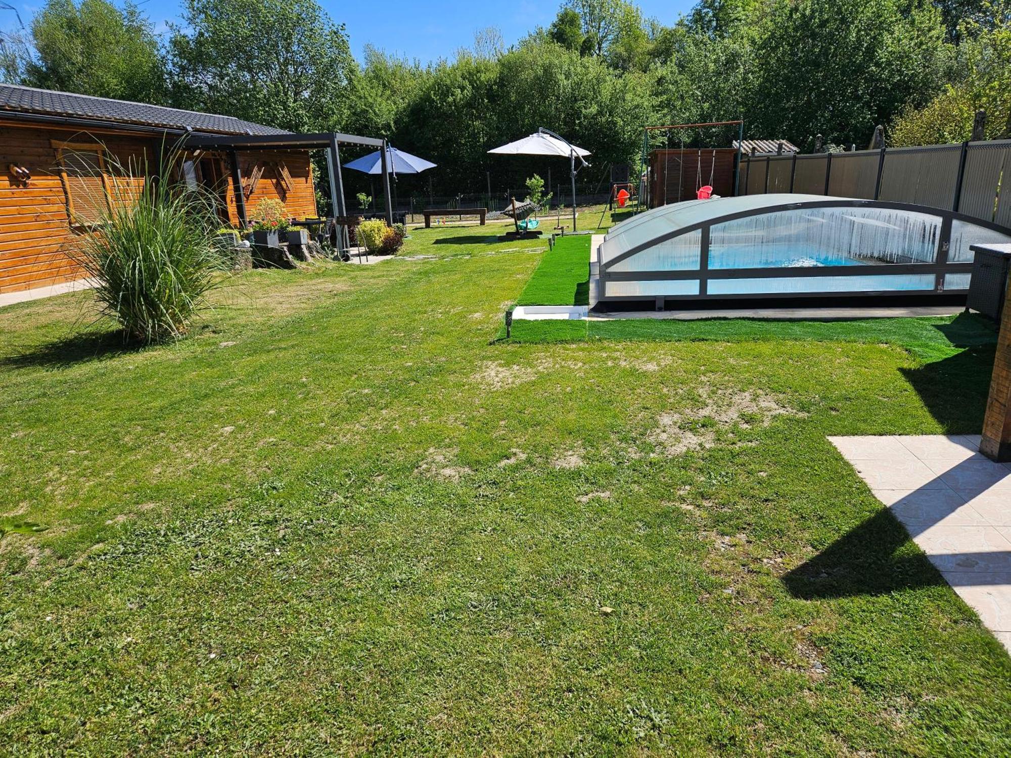 Chez LAVALOU Gîte 4* chaleureux en bois Lannemezan Extérieur photo